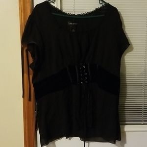 Lane Bryant Corset Style Top Plus Size 20